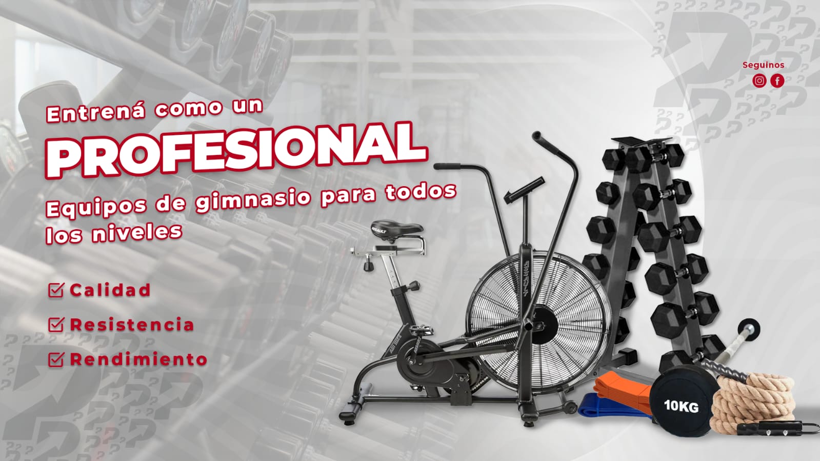 EQUIPOS DE GIMNASIO