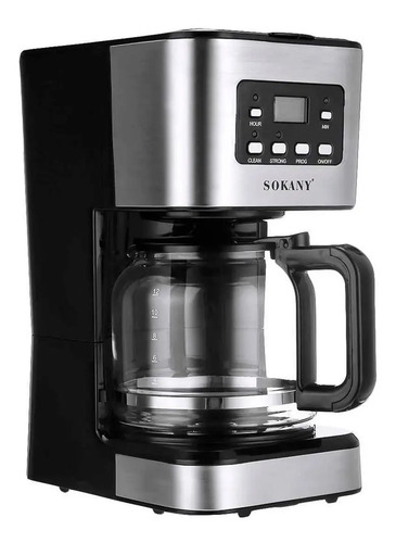 Imagen de CAFETERA SOKANY INOX CM-121E