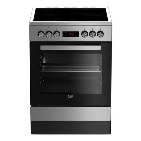 Imagen de COCINA BEKO VITRO INOX FSM67320GXS