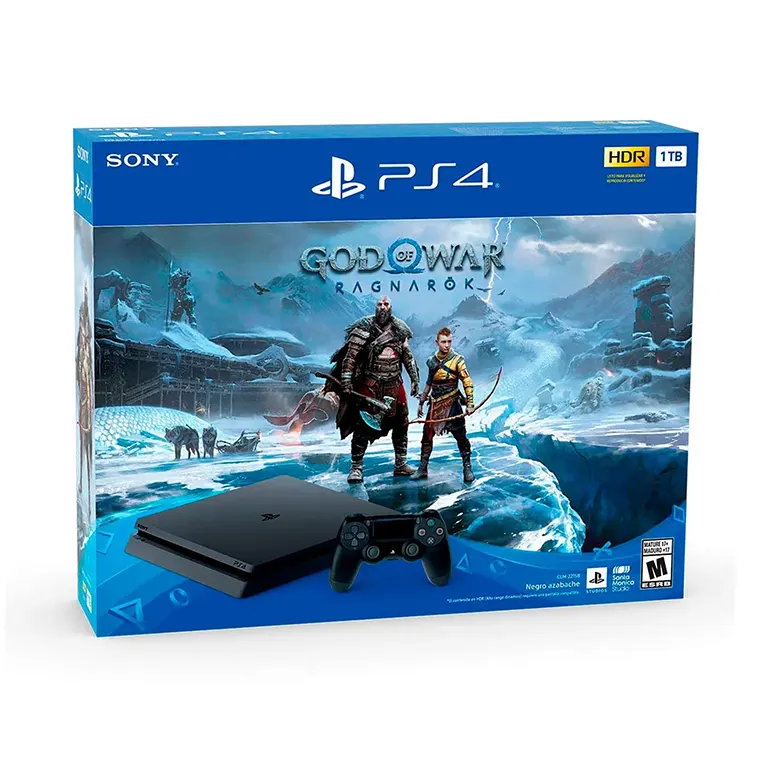 Imagen de CONSOLA SONY PLAY STATION PS4 SLIM 1TB+ GOD OF WAR