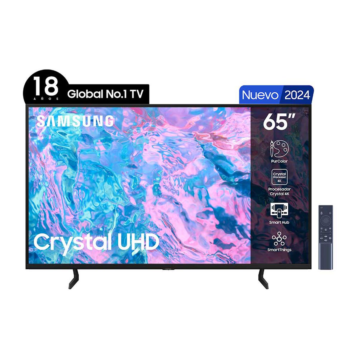 Imagen de TV LED SAMSUNG 65" UHD SMART 4K CU7090 UN65CU7090GXPR