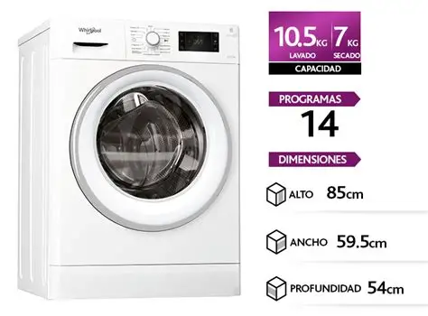 Imagen de LAVASECARROPAS WHIRLPOOL 10.5/7KG INV. WCF10BF