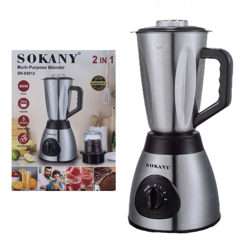 Imagen de LICUADORA SOKANY INOX SK-03012
