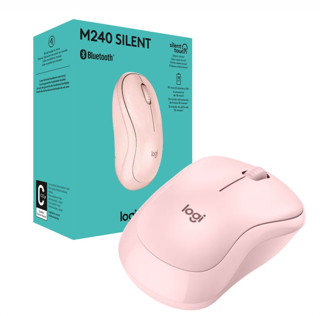 Imagen de MOUSE WIRELESS BT LOGITECH M240 SILENT