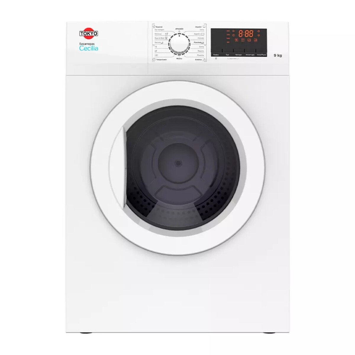 Imagen de SECARROPAS TOKYO CECILIA 9KG TOK9CECI